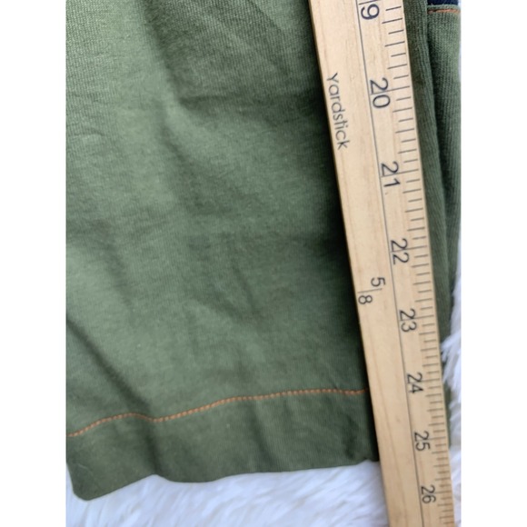 Vintage 80s American Jumpsuit Sz S Olive Green Orange‎ Shoulder Pads NWT USA - Picture 5 of 13